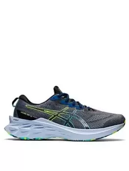 Image of Asics Novablast 2 Le, Black/White/Green, Size 10.5, Men