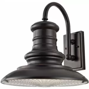 Image of Loops - Outdoor IP44 Wall Light Restoration Bronze LED E27 100W d00928