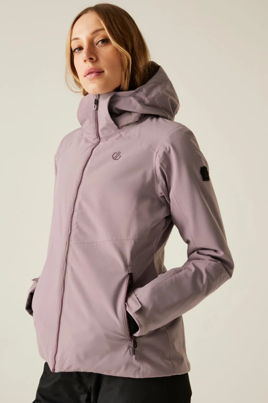 Image of Dare 2b Womens Flurry II Waterproof Ski Jacket in Lilac Size: 16 Lilac Female 16