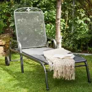 Image of Royal Garden Savoy Sun Lounger - Grey