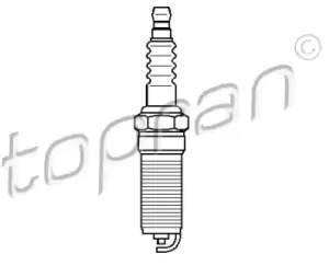 Image of TOPRAN Spark plug Do not fit parts from different manufacturers! 302 012 Engine spark plug,Spark plugs FORD,MAZDA,Fiesta Mk6 Schragheck (JA8, JR8)