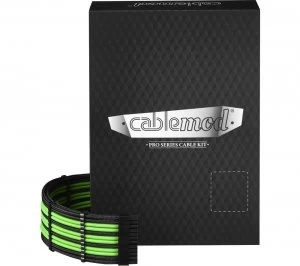 Image of CABLEMOD PRO ModMesh C-Series AXi, HXi & RM Cable Kit - Black & Light Green, Black