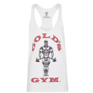 Image of Golds Gym Gym Muscle Vest - White