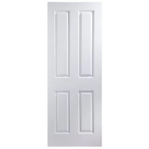 Image of 4 Panel Primed Smooth Internal Door H1981mm W686mm