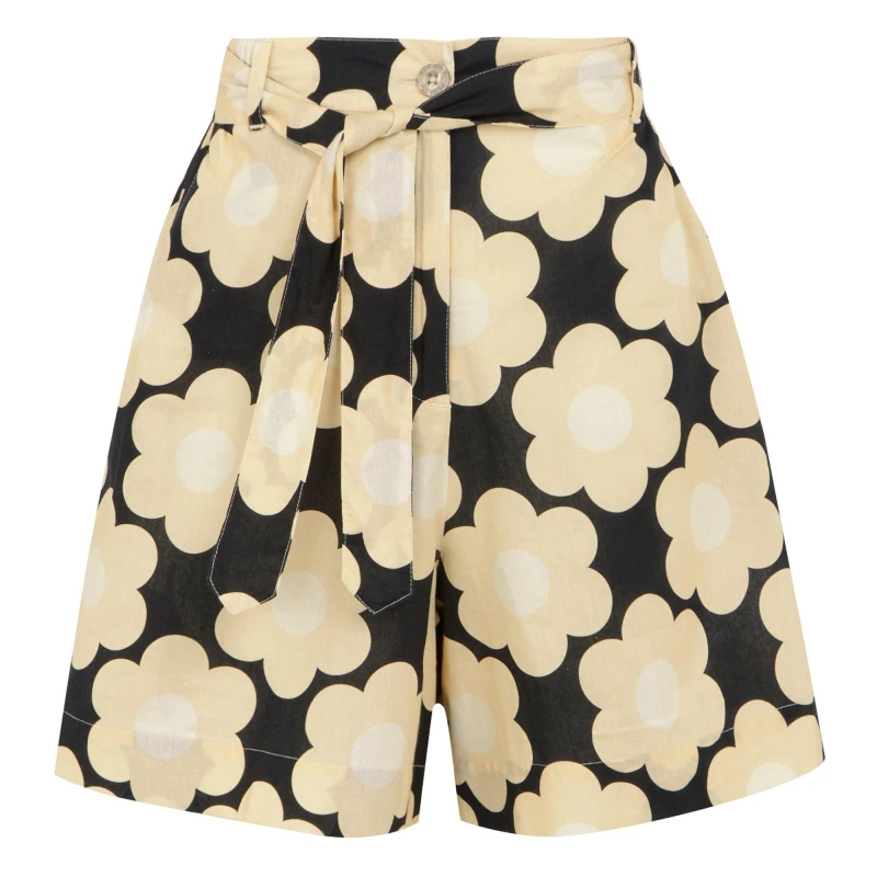 Image of Regatta Orla Kiely Summer Short II - Black Sixties Daisy Black Sixties Daisy 18