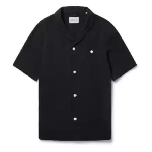 Image of Albam Miles Short Sleeve Shirt - Black