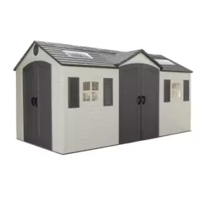 Image of Lifetime 15 x 8ft Outdoor Storage Shed - Installation Included