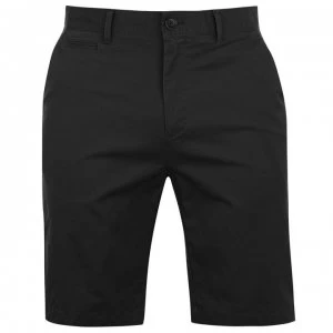 Image of Howick Oakley Slim Chino Shorts - Black