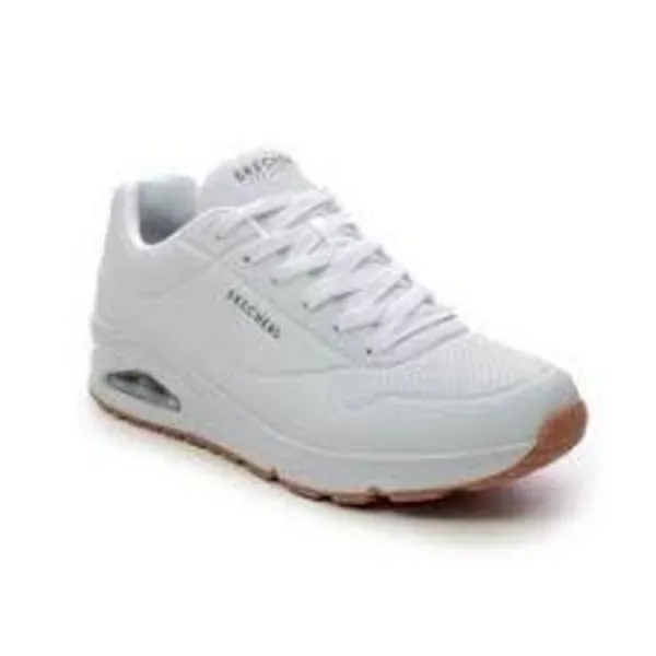 Image of Skechers Uno Slip Resistant Work Trainers - White Size 11, Men White VSIXC Male 11