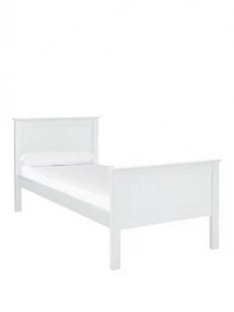 Image of Silentnight Jupiter Solid Pine Kids Single Bed Frame, White