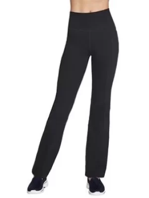 Image of Skechers The Go Walk Pants Evolution Flare, Black Size M Women