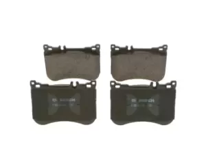 Image of Bosch Brake pad set MERCEDES-BENZ 0 986 494 968 0064205020,0064208820,0074203320 0084200220,0084203320,064205020,A0064205020,A0064208820,A0074203320