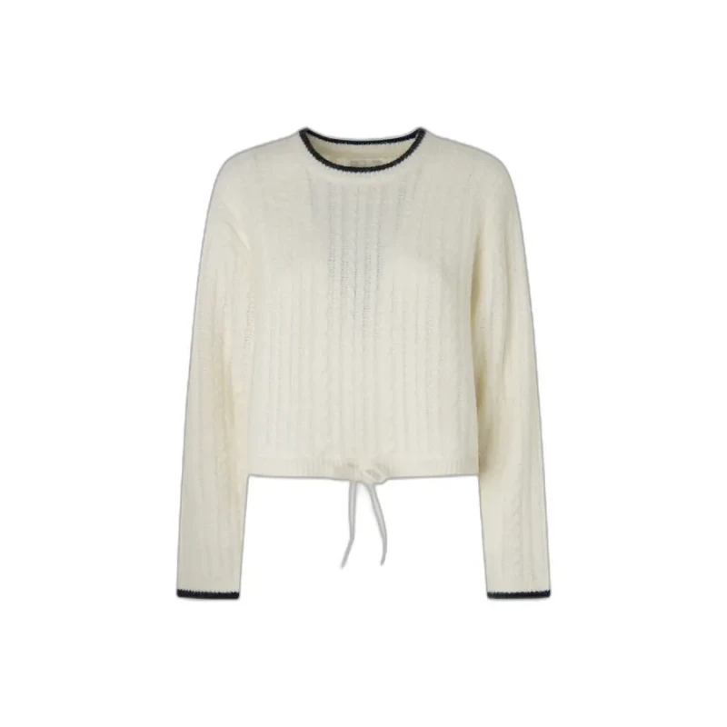 Image of Pepe Jeans Woman sweater Pepe Jeans Elnora Blanc Female XL