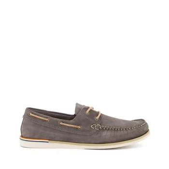 Image of Dune London Blaines Boat Shoes - Grey