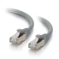 Image of Patch Cord RJ45 CAT.6 F/UTP LSZH Snagless Grey - 0.30 M Full Copper