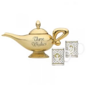 Image of Disney Aladdin Lamp Tea Pot and Glasses Set