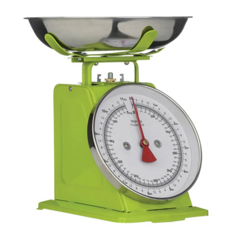 Image of Premier Housewares 5kg Retro Standing Kitchen Scale Green