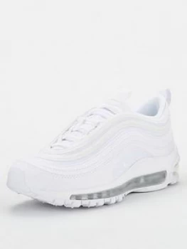 Image of Nike Air Max 97 Junior Trainer, White, Size 4