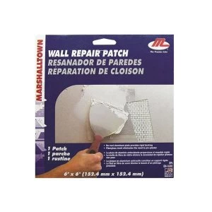 Image of Marshalltown M28393 Drywall Patches 152.4mm² (Pack 12)
