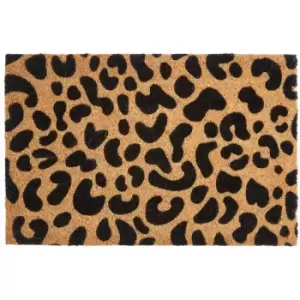 Image of Leopard Print Doormat - Premier Housewares