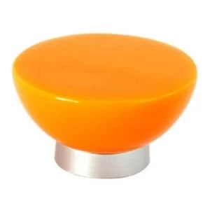Image of BQ Orange Round Furniture Knob Pack of 1