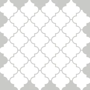 Image of Fine Decor In Home Quatrefoil Peel and Stick Backsplash Tiles