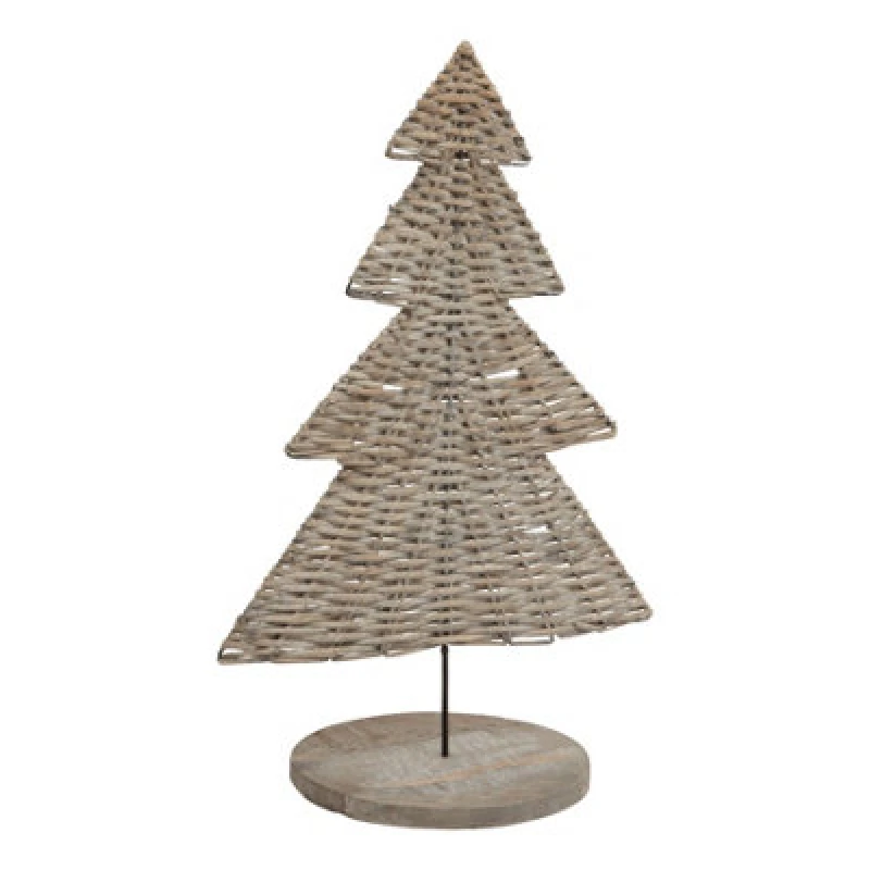 Image of The Noel Collection Large Wicker Tree Ornament