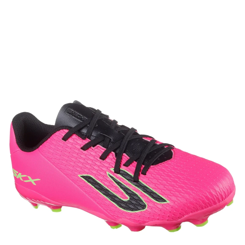 Image of Skechers SKX.2 Juniors Firm Ground Football Boots Pink/Black male 4 (37)