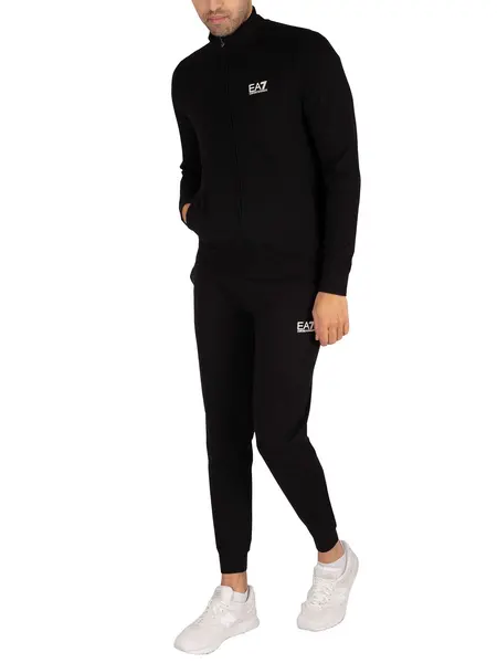 Image of EA7 Logo Tracksuit Black XL