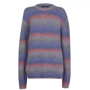 Image of French Connection Anesha Linen Belted V Neck Jumpsuit - Multi