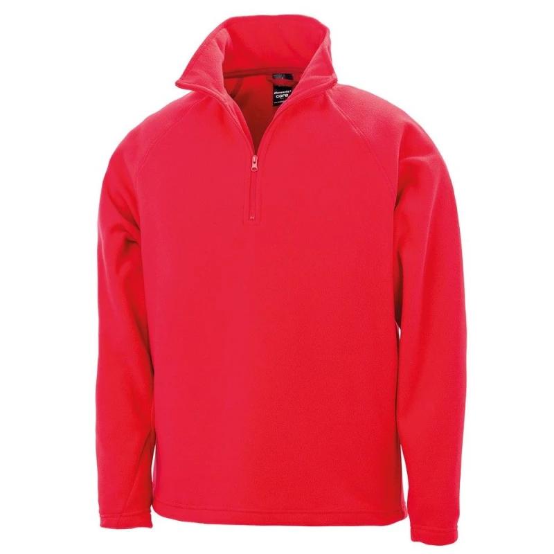Image of Result Core Mens Fleece Top in Red Size: XS Red Male XS