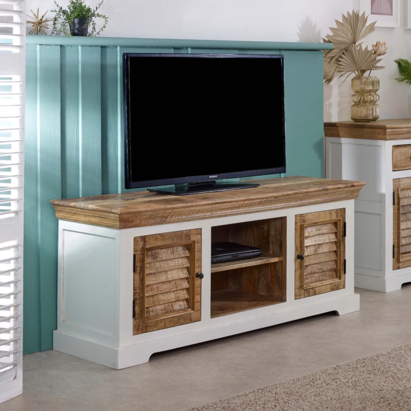 Image of Indian Hub Alfie TV Cabinet Upto 57" Solid Mango Wood