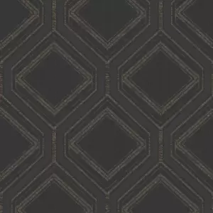 Image of Superfresco Colours Savile Row Charcoal Wallpaper