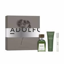 Image of Adolfo Dominguez Agua Fresca Vetiver Gift Set 120ml Eau de Toilette + 75ml Shower Gel + 10ml Eau de Toilette