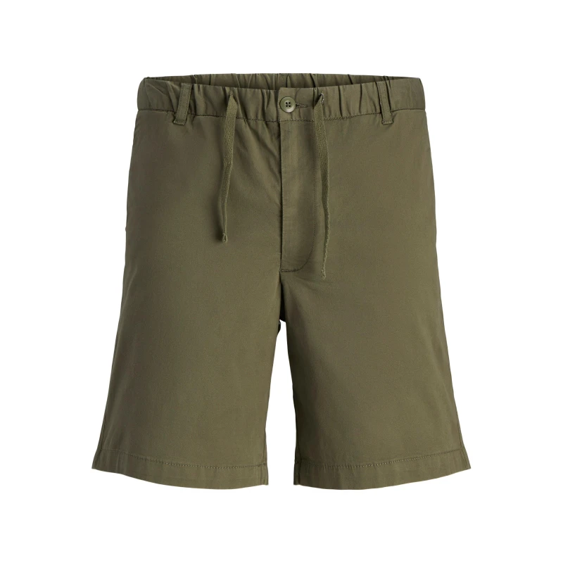Image of Jack and Jones Mens Stretch Chino Shorts Olive Night male 2XL