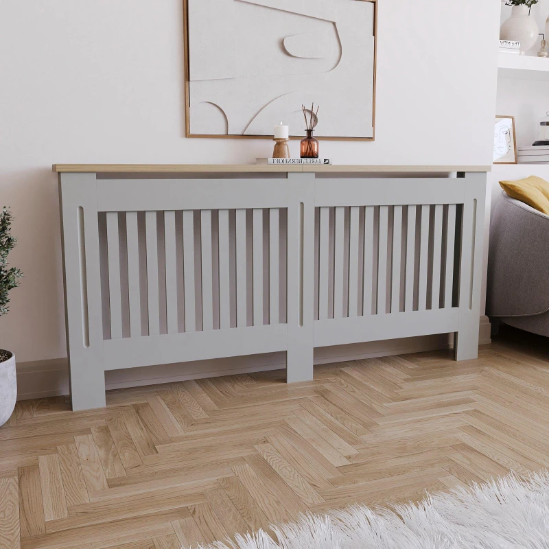 Image of Lassic Vida Designs Arlington Radiator Cover, Extra Large Grey unisex XL