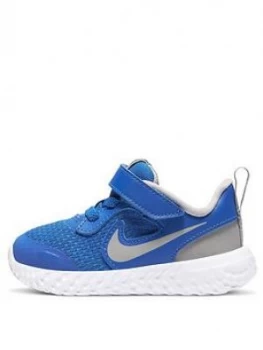 Image of Nike Infant's Revolution 5, Blue/Grey, Size 7.5