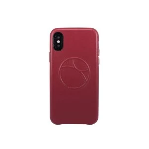 Image of OBX Embossed Logo Snap on Case for iPhone X 77-57648 - Raisin