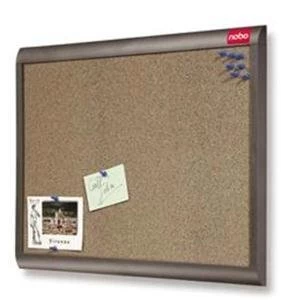 Image of Nobo 900 x 600mm Personal Coloured Cork Noticeboard with Plastic Trim