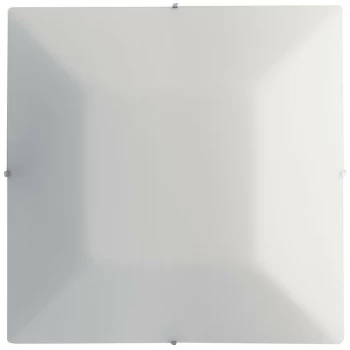 Image of Fan Europe Lighting - Fan Europe Osiride - Square Flush Ceiling Lamp, White, E27