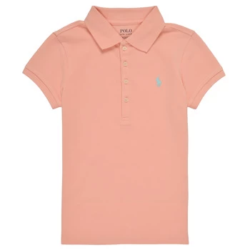 Image of Polo Ralph Lauren SINNOLA Girls Childrens polo shirt in Pink - Sizes 7 years,8 / 9 years,10 / 11 years,12 / 14 years