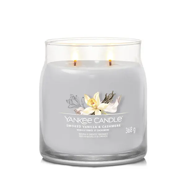 Image of Yankee Candle Smoked Vanilla & Cashmere Scented Candle 368g