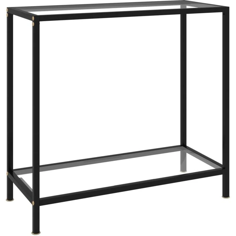 Image of VIDAXL Console Table Transparent 80x35x75cm Tempered Glass Vidaxl 8720286057599