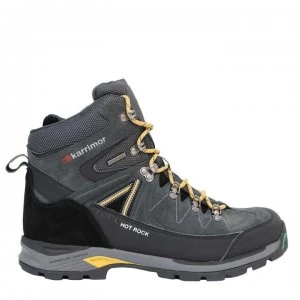 Image of Karrimor Hot Rock Mens Walking Boots - Charcoal/Yellow