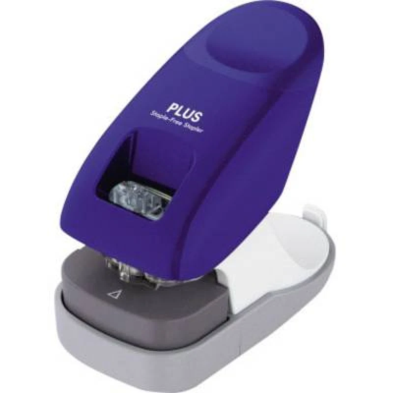 Image of Plus Japan Plus Japan klammerlos 31260 Stapler Blue Stapling capacity: 10 sheetss (80 g/m²) 31260