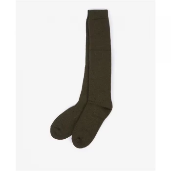 Image of Barbour Wellington Knee Sock - Olive OL71