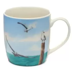 Image of Seagull Buoy Porcelain Mug