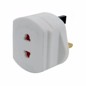 Image of Mercury UK Mains To 2 Pin Shaver Socket Toothbrush Adapter Plug