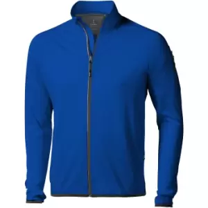 Image of Elevate Mens Mani Power Fleece Full Zip Jacket (L) (Blue)
