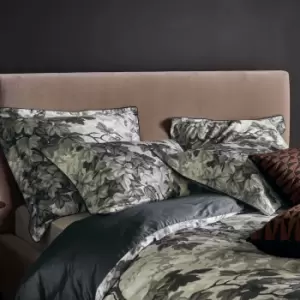 Image of Zoffany Richmond Park Kingsize Duvet Cover, Charcoal